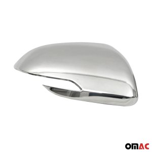 Kia Rio Mirror Cover - Omac - S.Steel - Gloss Silver - 2018
